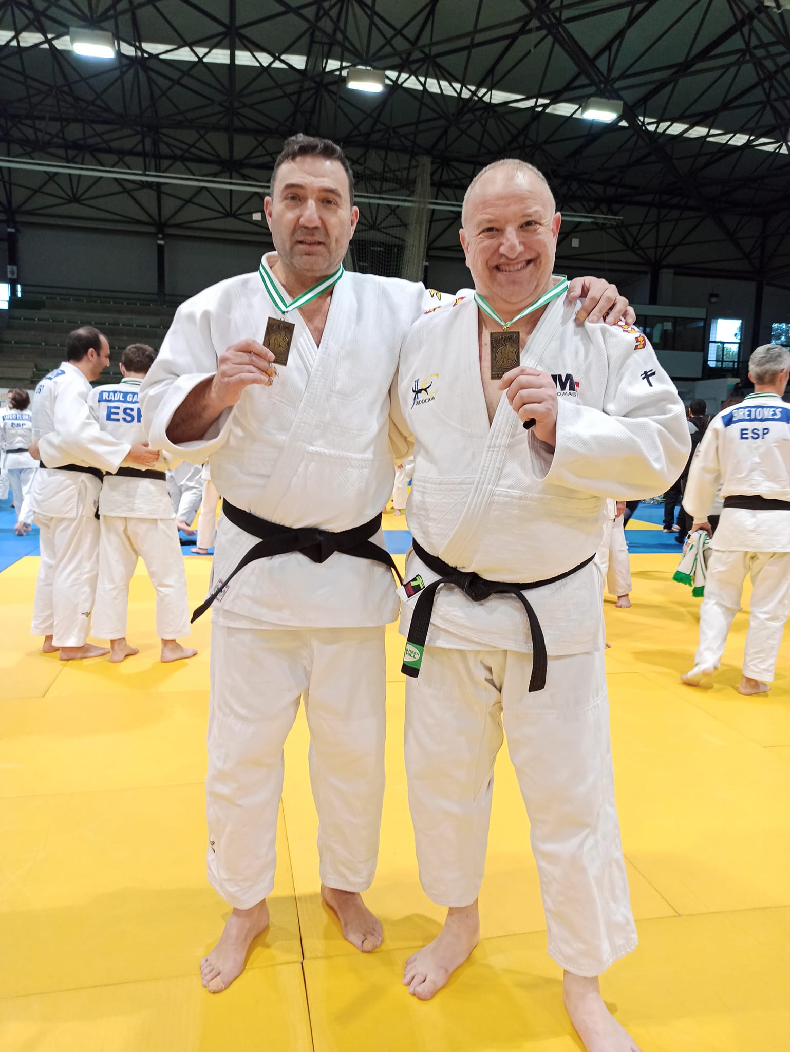 Francisco Beltrán y Javier Muñoz se rpoclaman campeones de la Copa de España de Andalucía en Torremolinos 5 marzo del 2022.